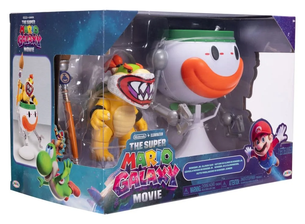 Super Mario Galaxy Movie Figure – Bowser Jr. with Clown Car 13 cm 8