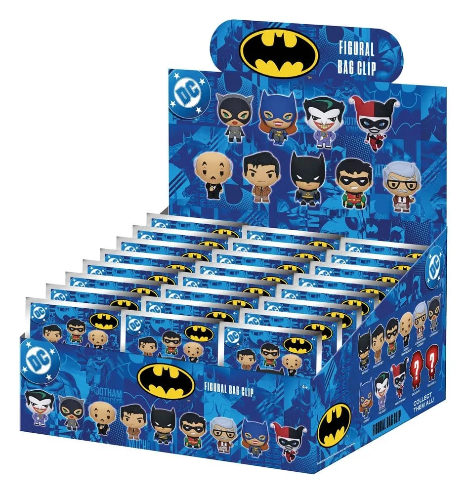 Batman The Animated Series Foam Bag Clips – Series 1 Display of 24