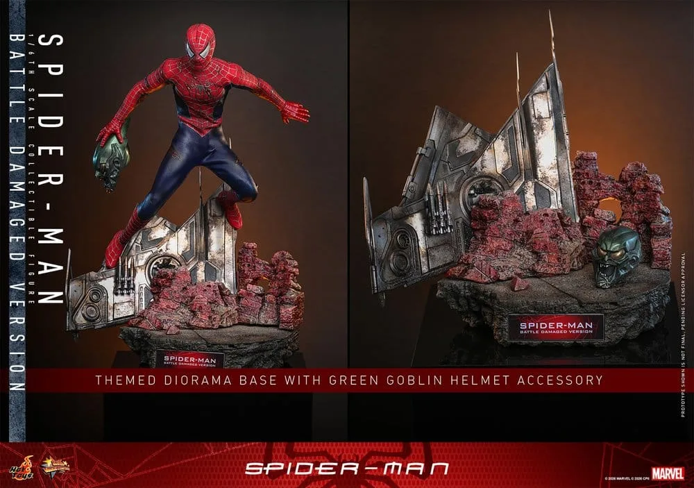 Spider-Man Action Figure – Battle Damaged 1/6 Scale 30 cm 17