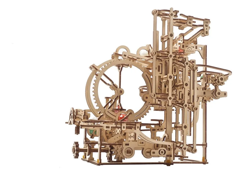 Ugears Wooden Model Kit – Marble Run Stepped Hoist 13
