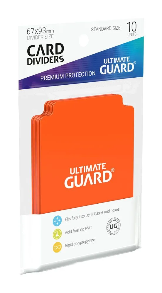 Ultimate Guard Card Dividers – Orange 10-Pack 67 x 93 mm 3