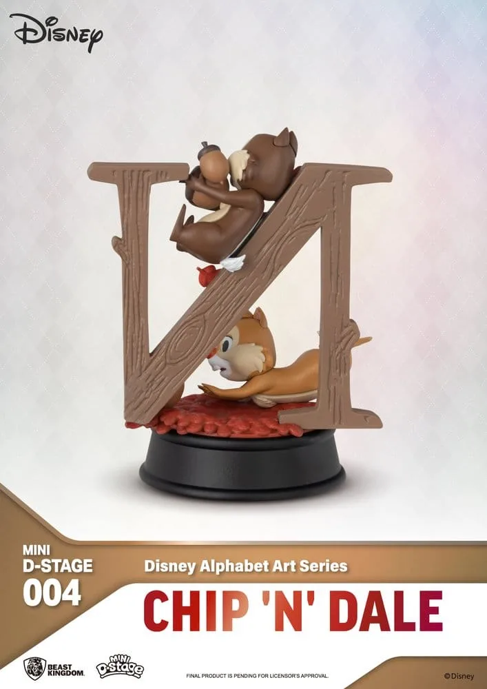 Disney Mini Diorama Statues – Alphabet Art 6-Pack 10 cm 9