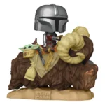Star Wars POP Deluxe Figure – Mandalorian with Child 9 cm 1