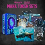 Magic the Gathering Dice and Token Pack – Blue Mana 3