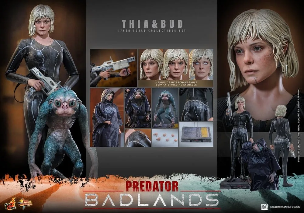 Predator Badlands figurenset – Thia en Bud schaal 1:6 29 cm 16