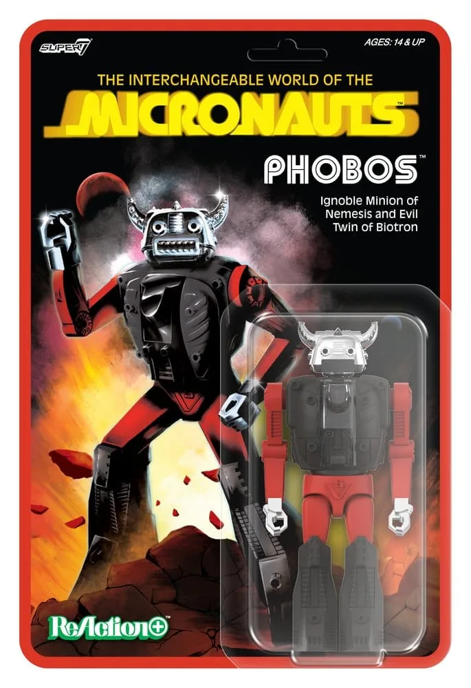Micronauts Action Figure – ReAction+ Wave 4 Phobos 1