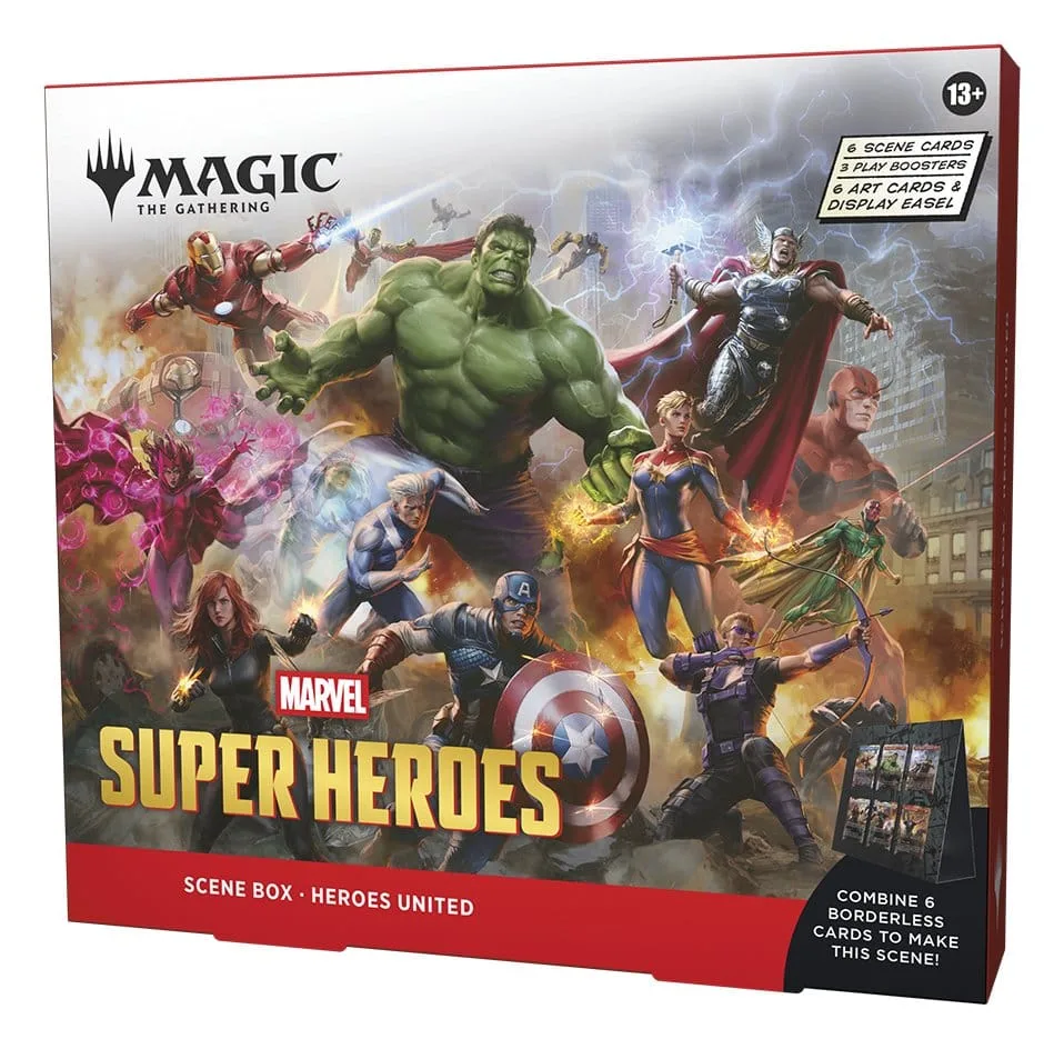 Magic the Gathering Scene Box Display – Marvel Super Heroes English 4