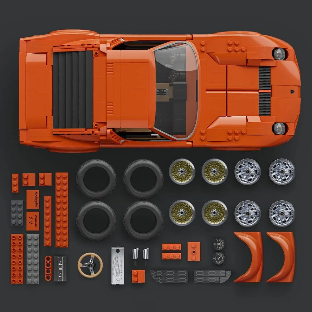 Hot Wheels Bouwset – Lamborghini Miura P400 SV 1:12 4