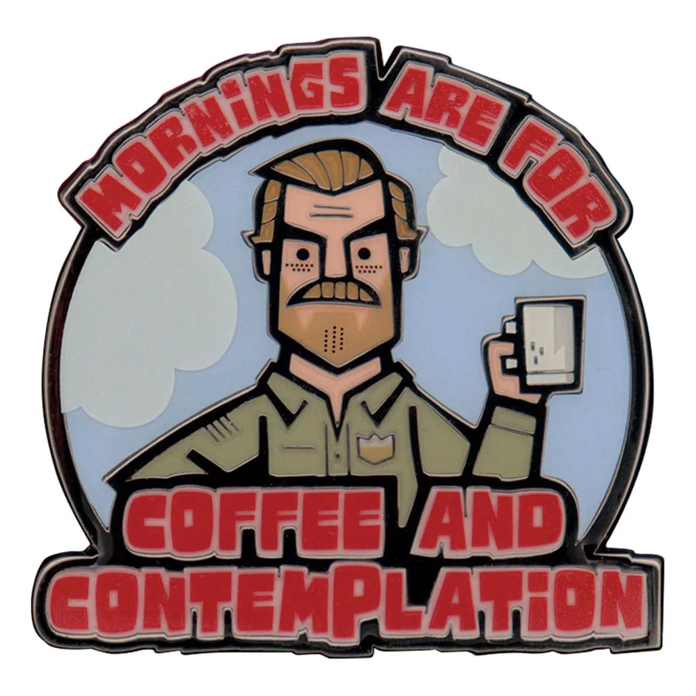 Stranger Things Pin – Hopper Limited Edition 45 x 45 mm