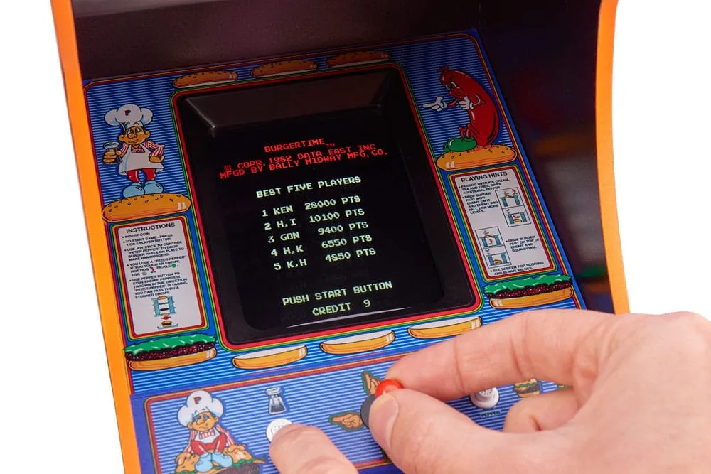 BurgerTime Arcade Machine – Quarter Scale 44 cm 5