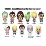 Dr. Stone PVC Bag Clips – Series 1 Display of 24 1