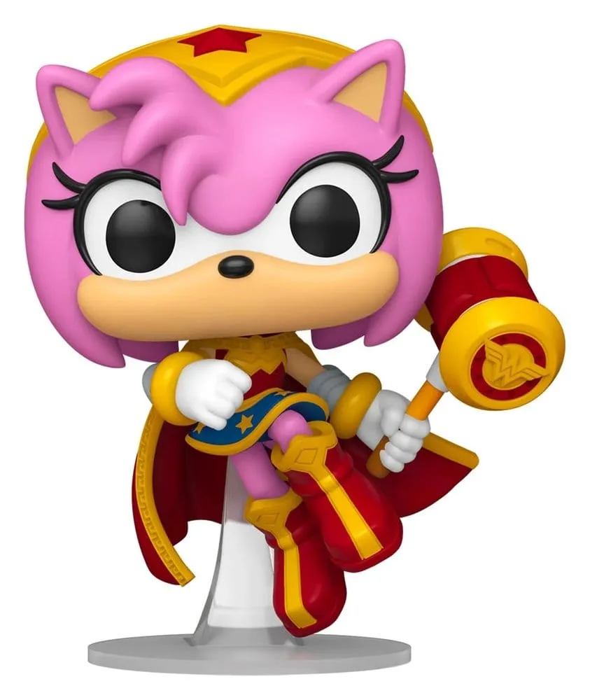 DC x Sonic POP Vinyl Figure – Amy as Wonder Woman 9 cm