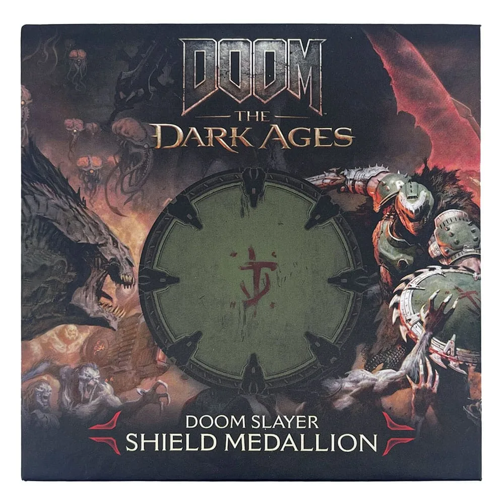 Doom The Dark Ages Medallion – Saw Shield 85 mm 4