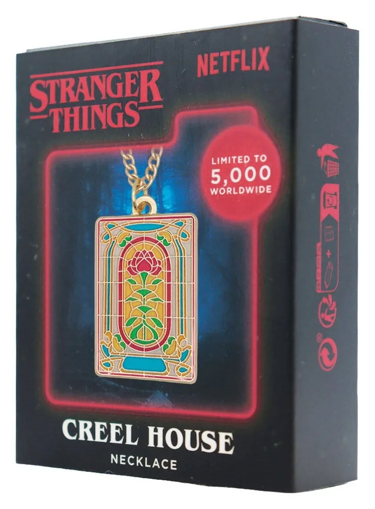 Stranger Things Necklace – Creel House Window 3 x 2 cm 6