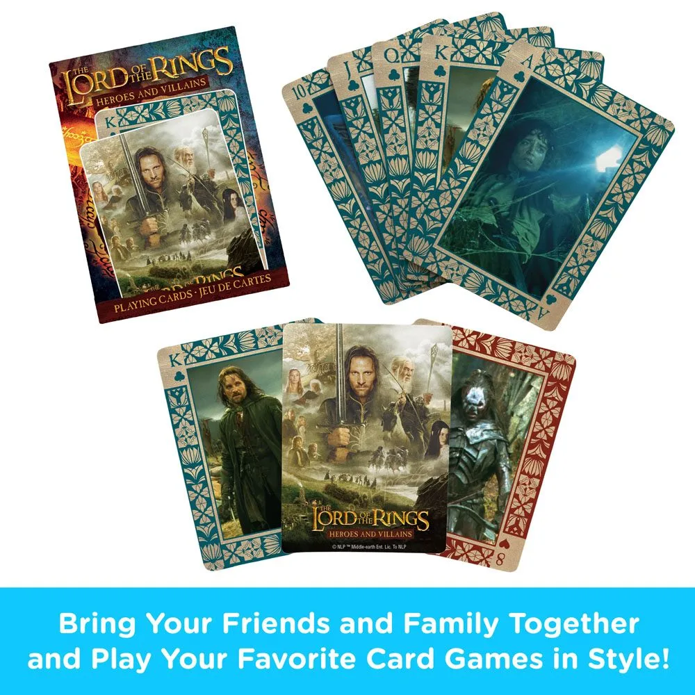 Lord of the Rings Playing Cards – Heroes and Villains 2