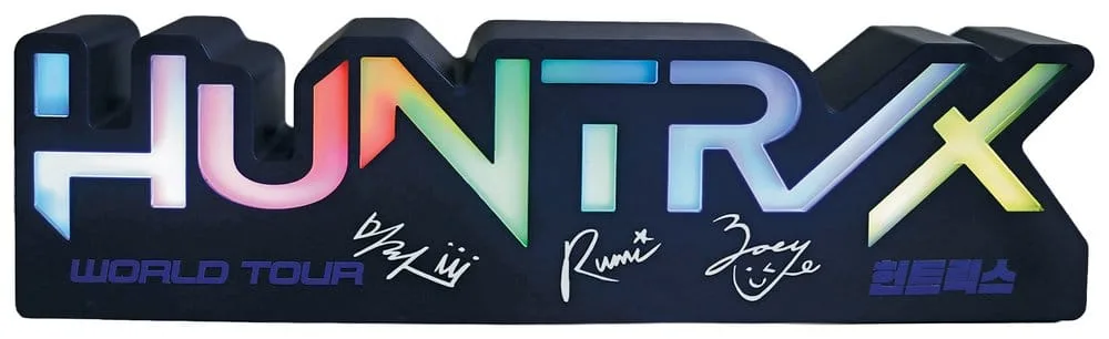 KPop Demon Hunters Lamp – Huntr/x Logo 5