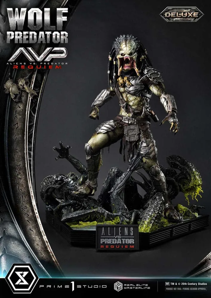 Alien vs. Predator Statue – Requiem Wolf Predator Deluxe 95 cm 26