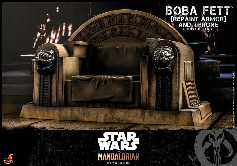 Star Wars Actionfigur – Boba Fett mit Thron Special Edition 30 cm 7