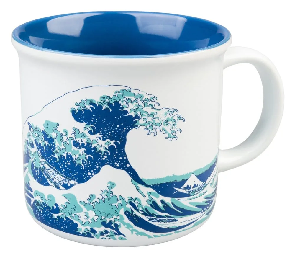 Hokusai Ceramic Mug – Premium 350 ml