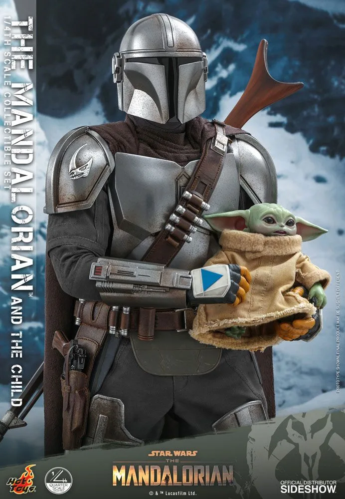 Star Wars Action Figure Set – The Mandalorian and The Child 1/4 11