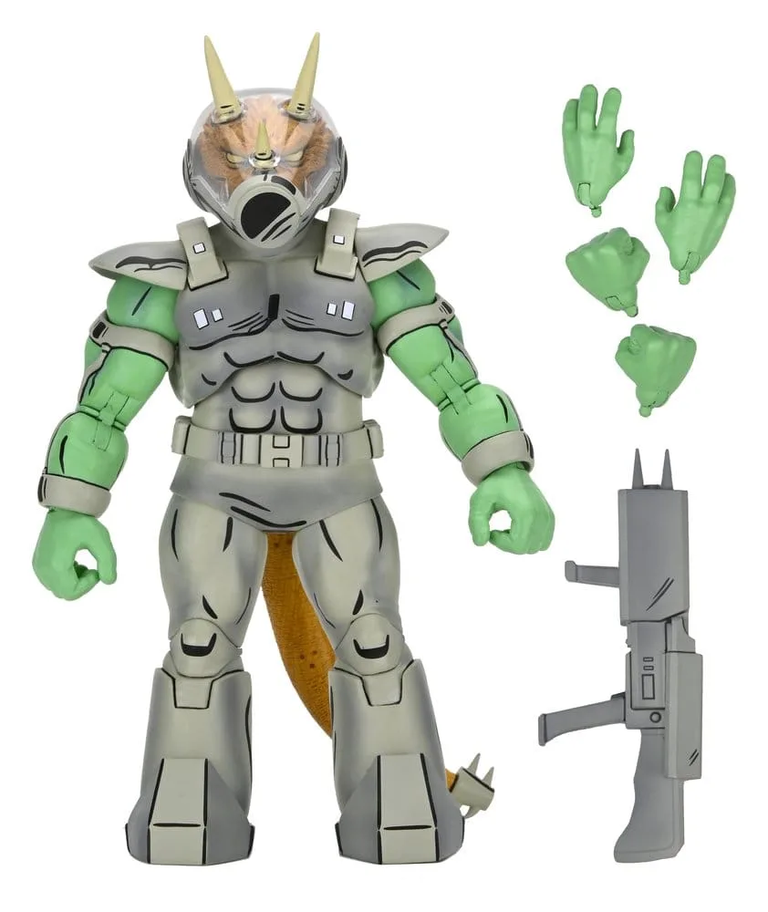 TMNT Action Figure – Mirage Shock Commando Triceraton 18 cm 5