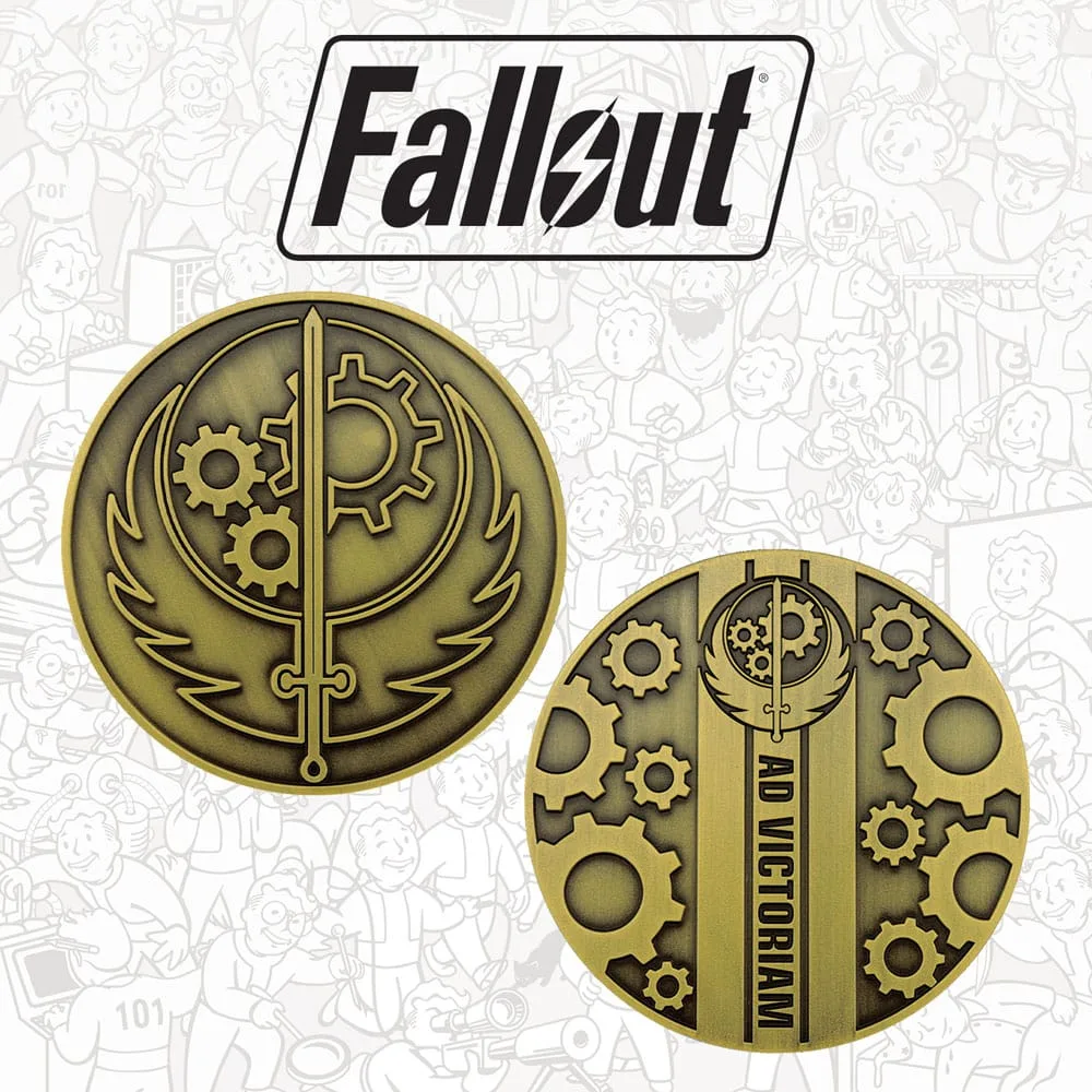 Fallout Medallion – Brotherhood of Steel 10 cm