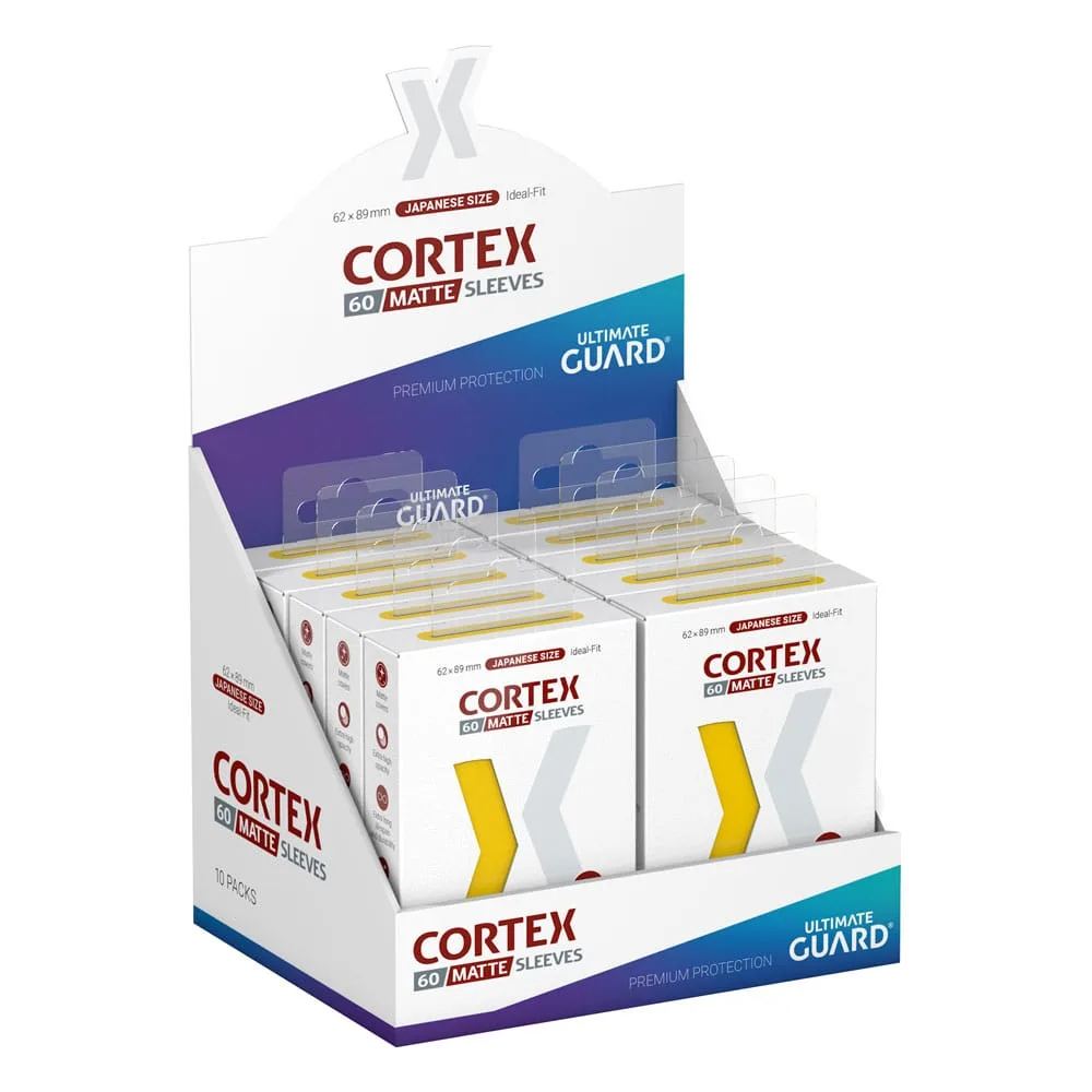 Ultimate Guard Card Sleeves – Cortex Matte Yellow 62 x 89 mm 5