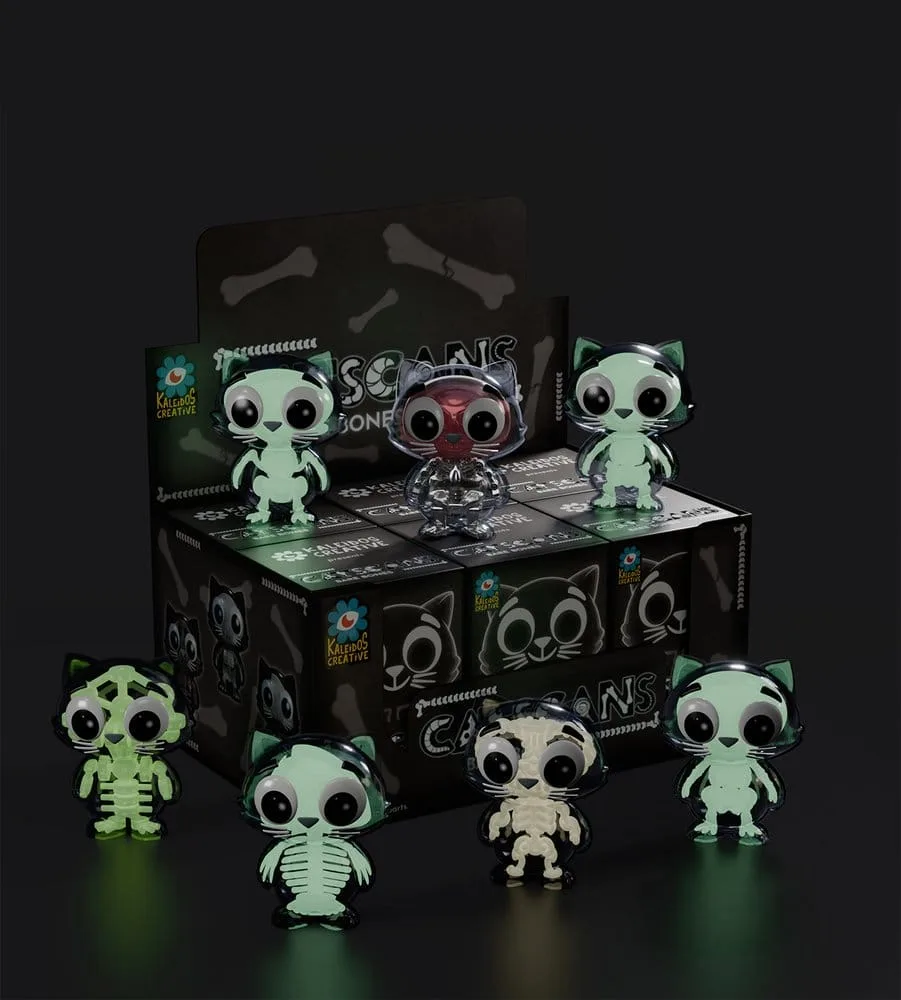 Cat Scans Mini Figures – S2 Bare Bones Display of 6 6 cm 11