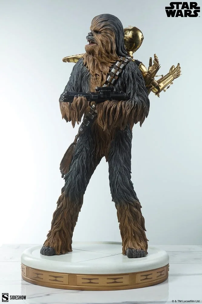 Star Wars Statue – Chewbacca and C-3PO Premium Format 63 cm 9