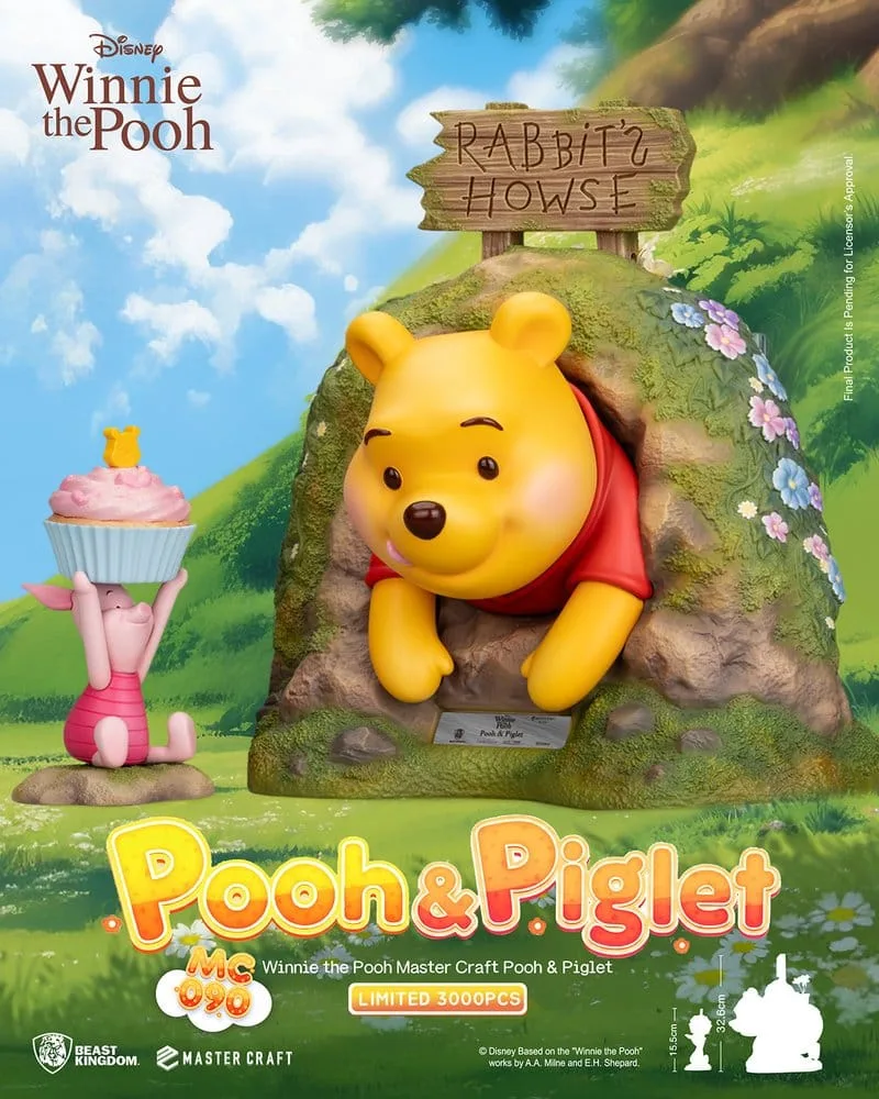 Disney Statue – Master Craft Pooh and Piglet 33 cm 7