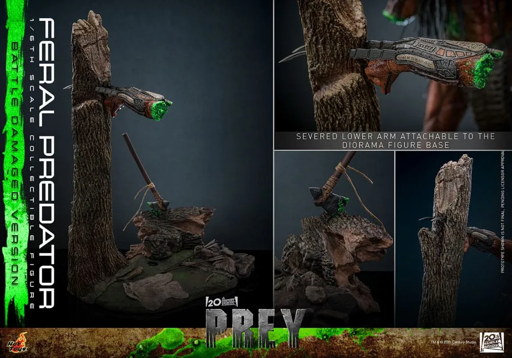 Prey Action Figure – Battle Damaged Feral Predator 37 cm 18