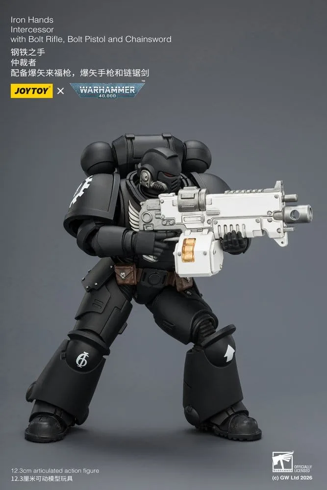 Warhammer 40,000 Action Figure – Iron Hands Intercessor 12.3 cm 14