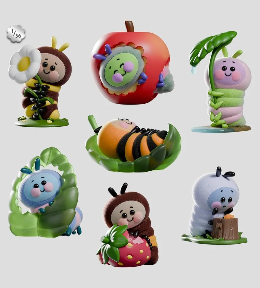 Wooly Bear and Friends Mini Figures – S1 Blind Box Display 6 x 13 cm