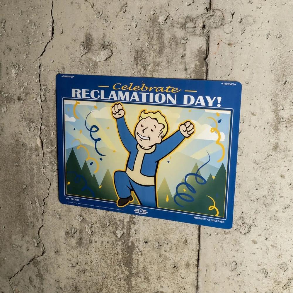 Fallout Metal Sign – Reclamation Day 2