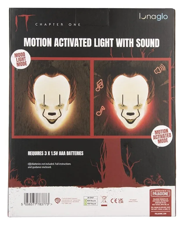 It Lamp – Pennywise-masker met bewegingssensor 25 cm 2