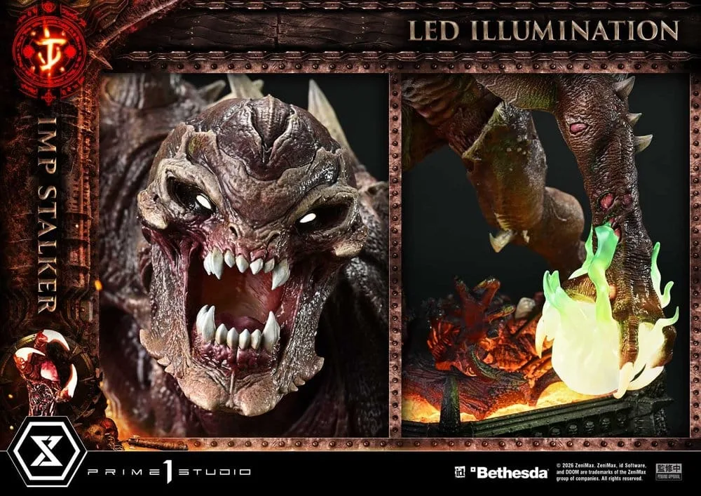 DOOM The Dark Ages Statue – Imp Stalker 1/4 Scale 77 cm 5