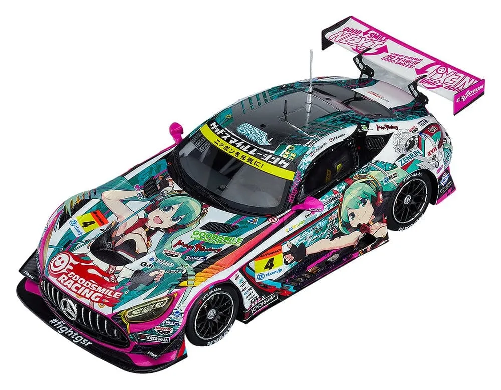 Hatsune Miku GT Project Model Car – AMG 2020 SUPER GT 7 cm