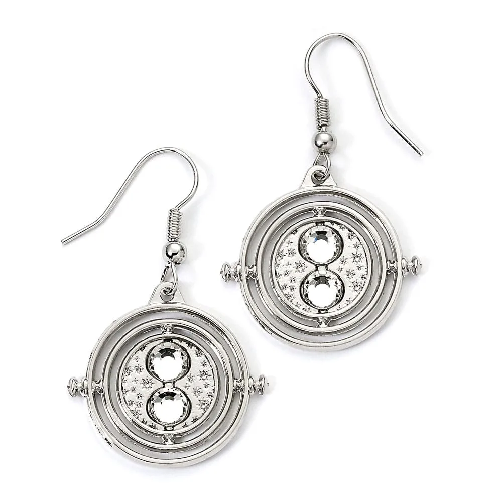 Harry Potter Earrings – Silver Tone Time Turner