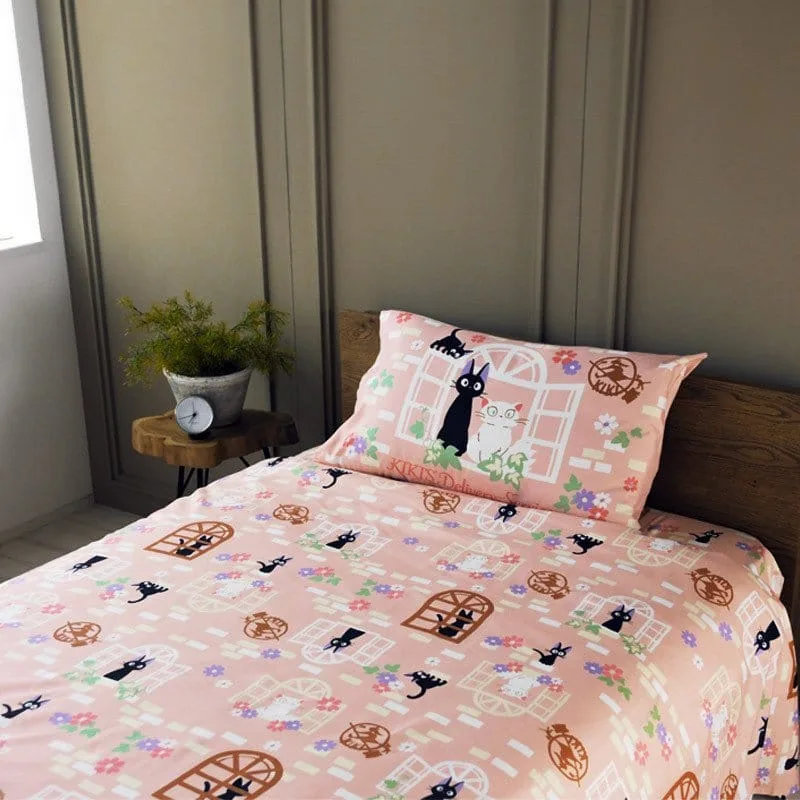 Kiki’s Delivery Service Duvet Set – Jiji Natsu Sweet Pink