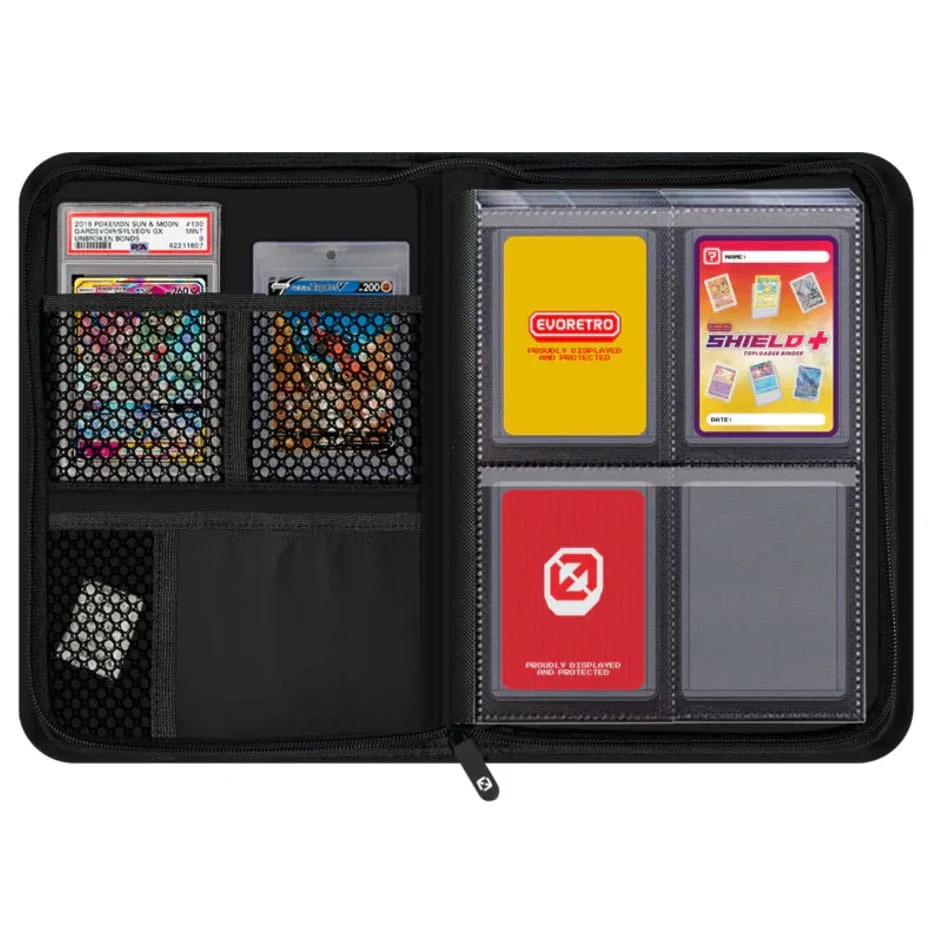 Evoretro Card Binder – Shield+ Compact Black 96 Cards 3