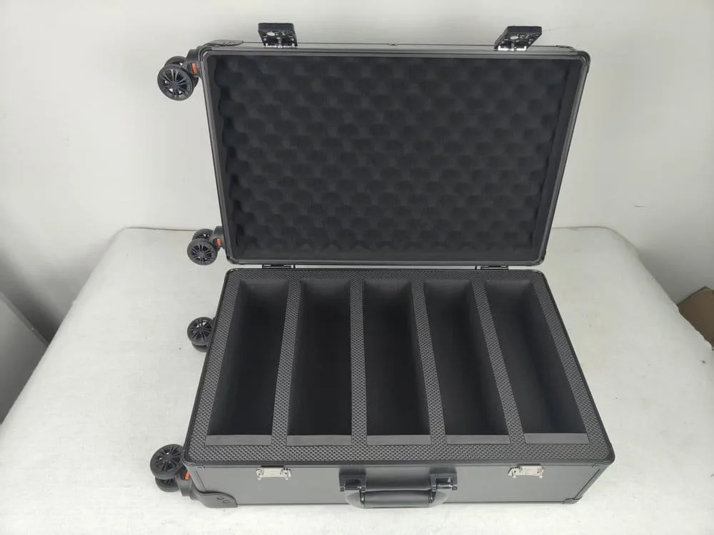 Evoretro Trading Card Case – 5-Row Wheeled Storage 56 x 35.4 cm 2