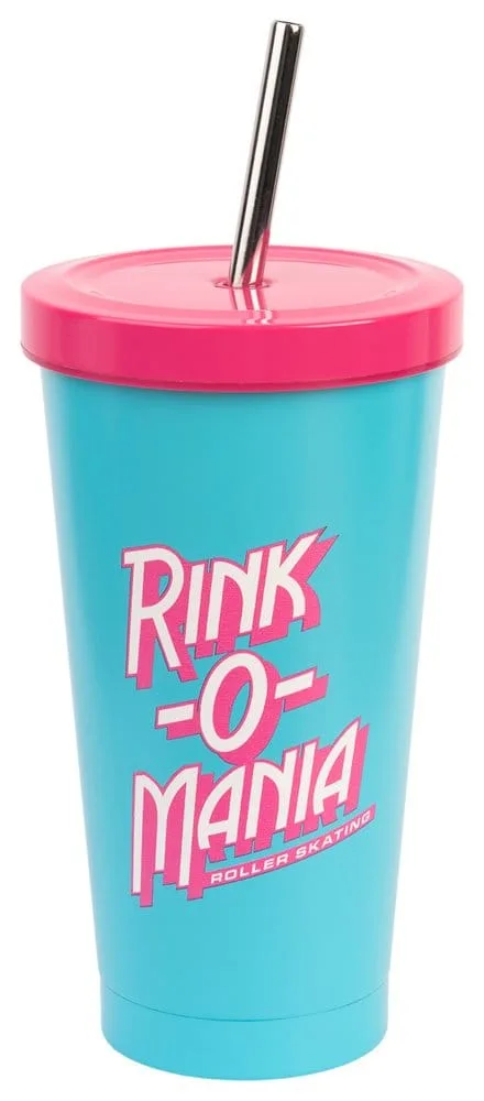 Stranger Things Tumbler – Rink-O-Mania with Straw 550 ml 1