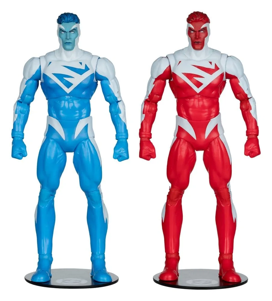 DC Multiverse Action Figures – Superman Blue vs. Red 2-Pack 18 cm 6