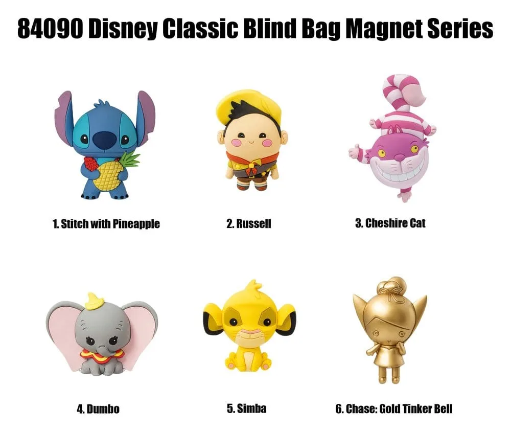 Disney Classic Magnets – Series 1 Blind Bag Display of 12 3