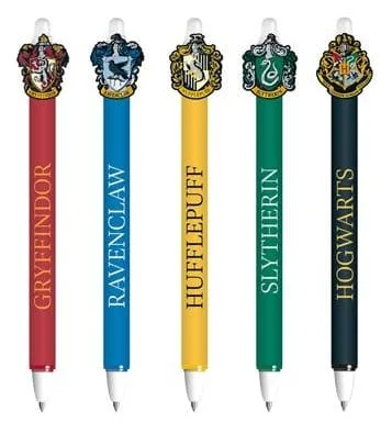 Harry Potter Erasable Gel Pens – Houses Display 30 Pieces
