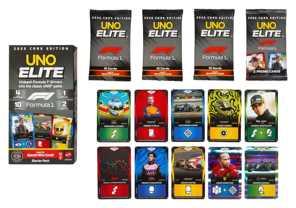 Formula 1 Kaartspel – UNO Elite F1 Startset 3