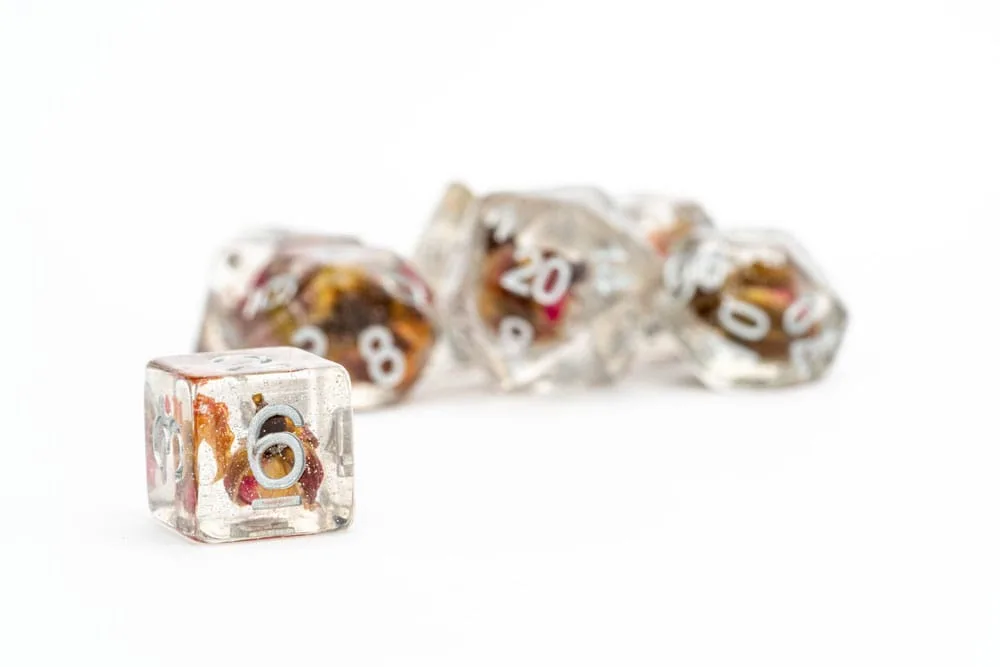 FanRoll Dice Set – Real Rose 7 Piece 16 mm 4