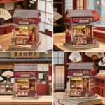 Miniatuurhuisje Bouwpakket – Tsukino Eogi-dou 19 x 14 cm 3