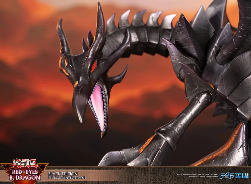 Yu-Gi-Oh! PVC Statue – Red-Eyes B. Dragon Black 33 cm 28
