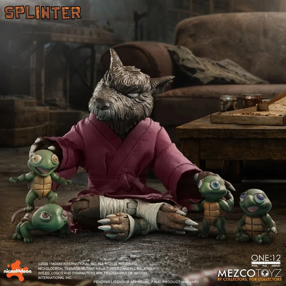 TMNT Action Figure – One:12 Collective Splinter 17 cm 6